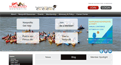 Desktop Screenshot of marylandnonprofits.org